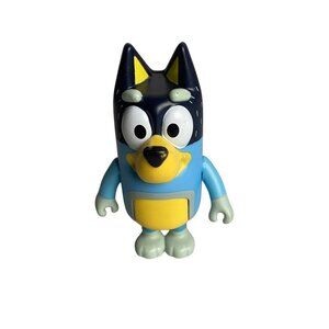 FIGURE Bluey & Friends BANDIT 3" Action Figure Poseable Toy Blue Heeler Dog Dad